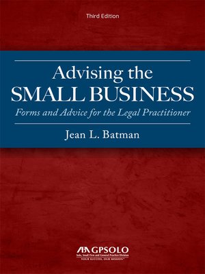 cover image of Advising the Small Business